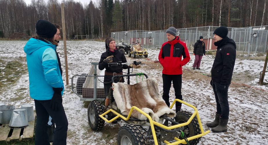 Uitleg husky rit mushing